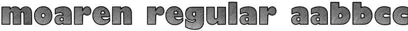 Moaren Regular font