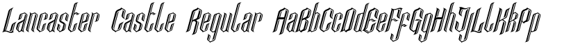 Lancaster Castle Regular font