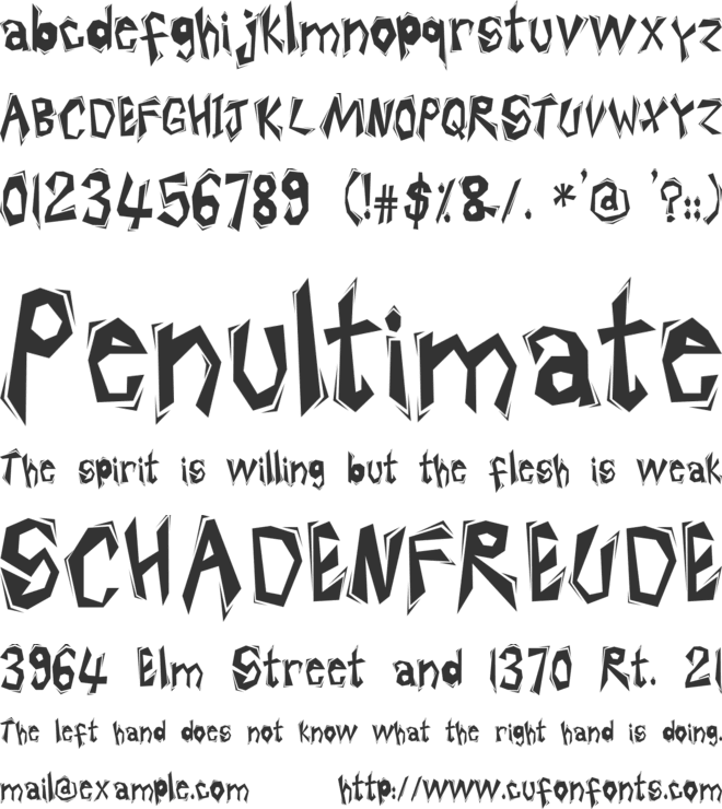 ROCK_KAPAK font preview