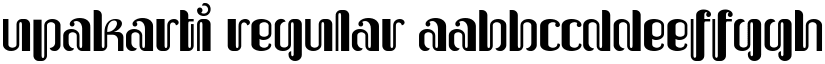 Upakarti Regular font