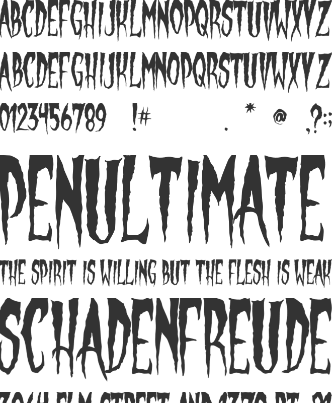 Gypsy Moon font preview