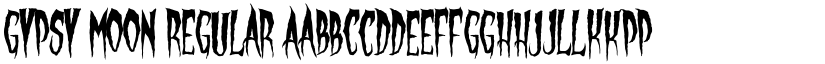 Gypsy Moon Regular font