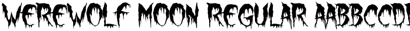 Werewolf Moon Regular font