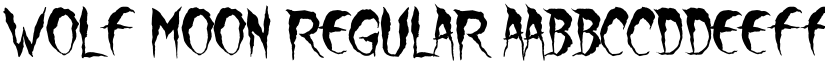 Wolf Moon Regular font