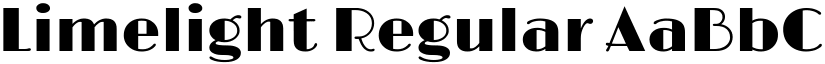 Limelight Regular font