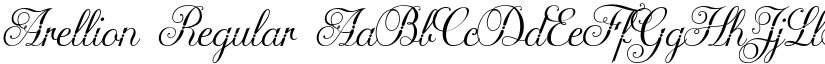 Arellion Regular font
