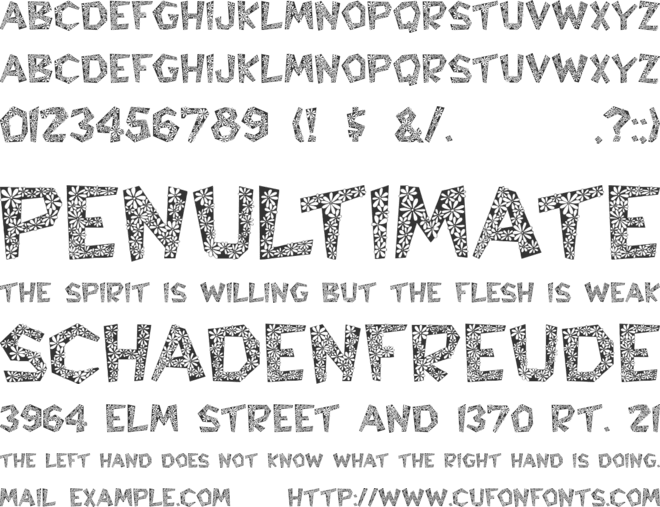 Hyppolit font preview