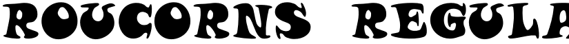 roucorns Regular font