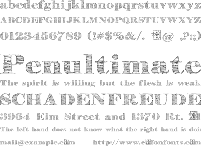 StoneStoryPlusP font preview