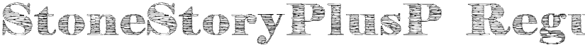 StoneStoryPlusP Regular font