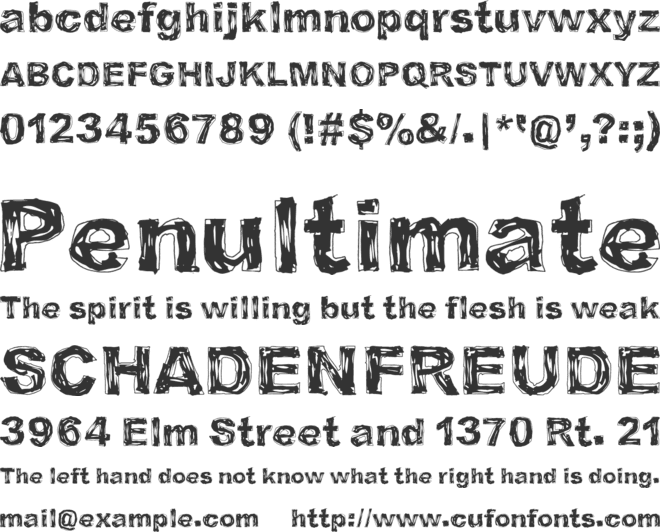 I believe in life before death font preview