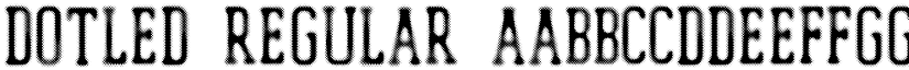 DOTLED Regular font