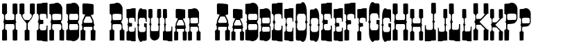 HYERBA Regular font
