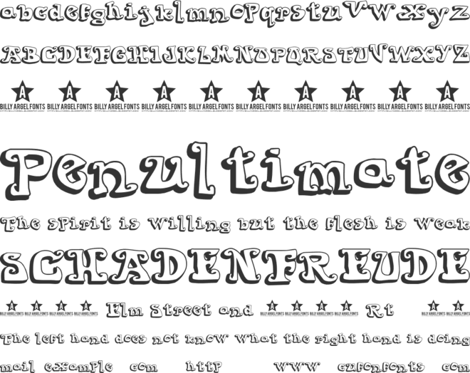 GOIABADA font preview