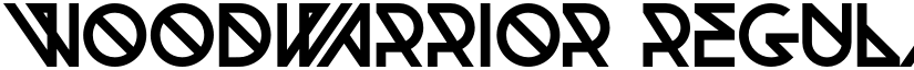 Woodwarrior Regular font