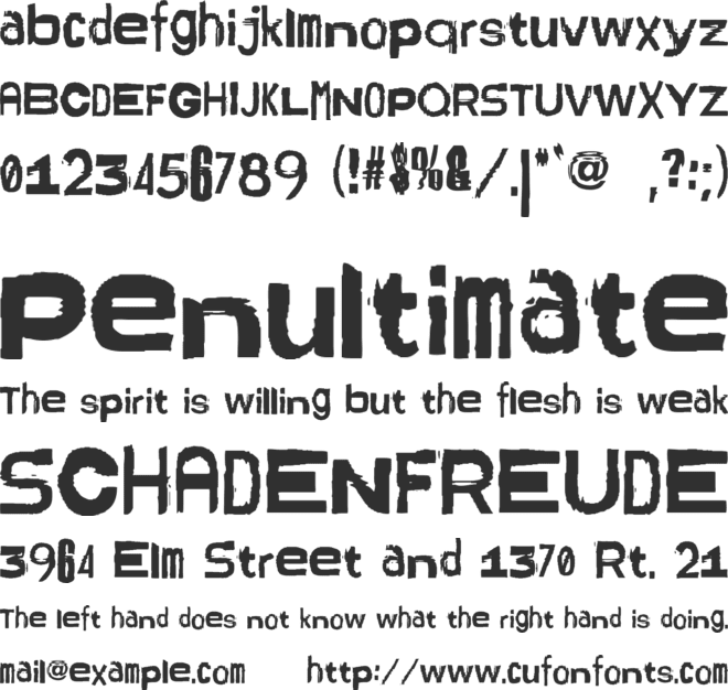 Amsterdrum Grotesk font preview