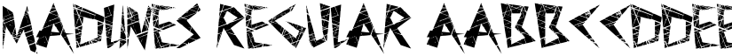 MadLines Regular font