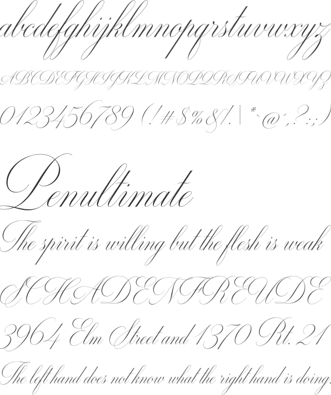 Milton Two font preview