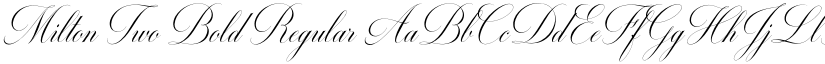 Milton Two Bold Regular font