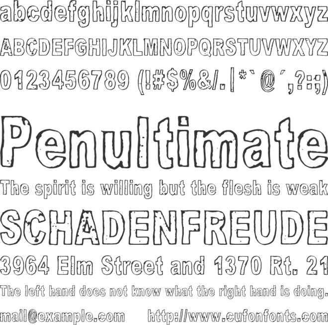 FeggoliteHatched Font, Webfont & Desktop