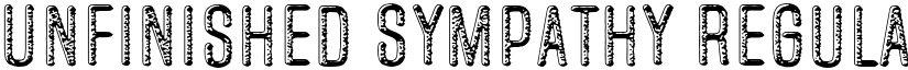Unfinished Sympathy Regular font