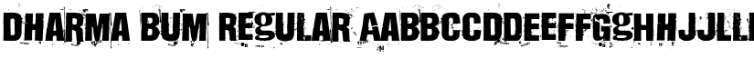 Dharma Bum Regular font