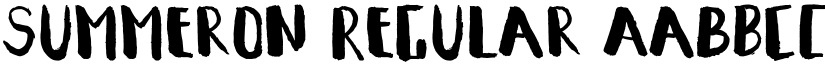 Summeron Regular font