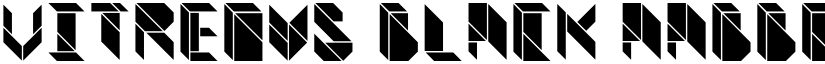 Vitreous Black font