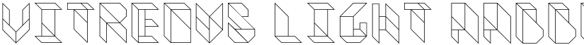Vitreous Light font