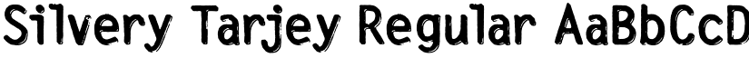 Silvery Tarjey Regular font