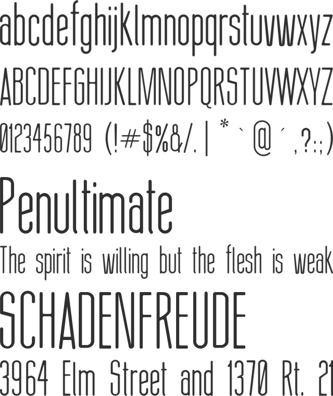 Cool font preview