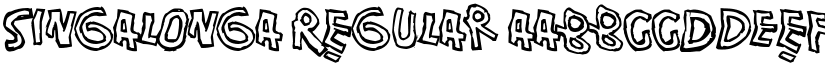 Singalonga Regular font