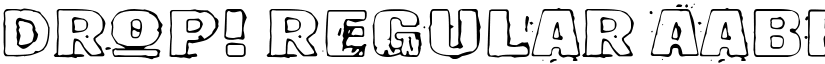 Drop! Regular font