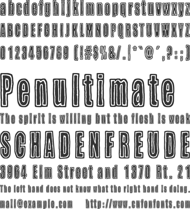 Buzz Aloha font preview