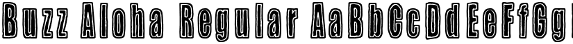 Buzz Aloha Regular font
