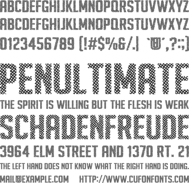 Air Atlas font preview