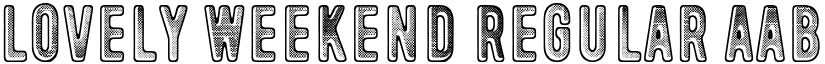 Lovely Weekend Regular font