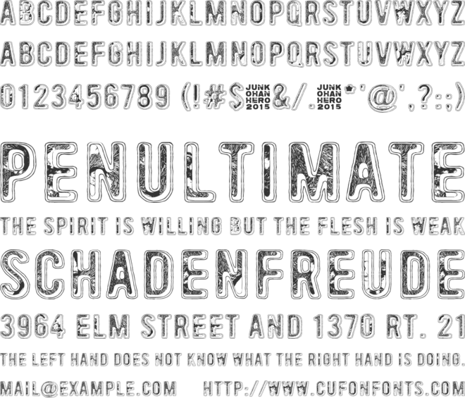 49 birthdays font preview