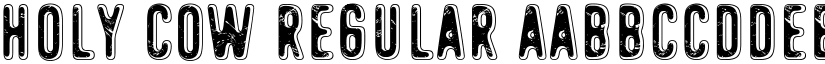 Holy Cow Regular font