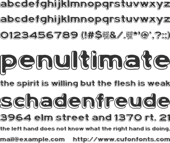 Lumi, nauroit font preview