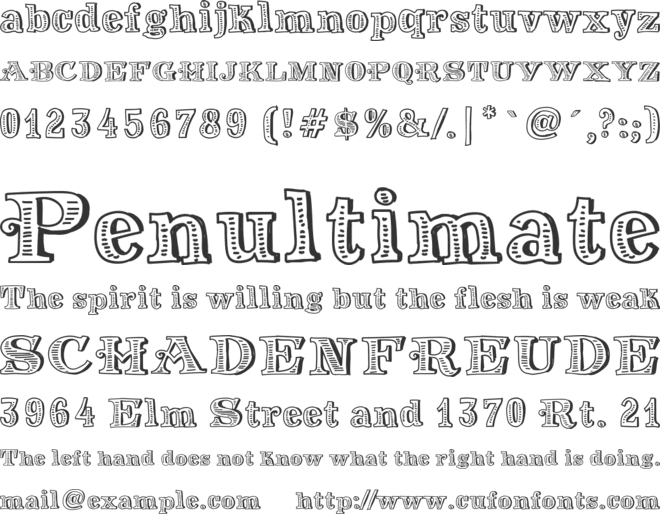 Money Money font preview