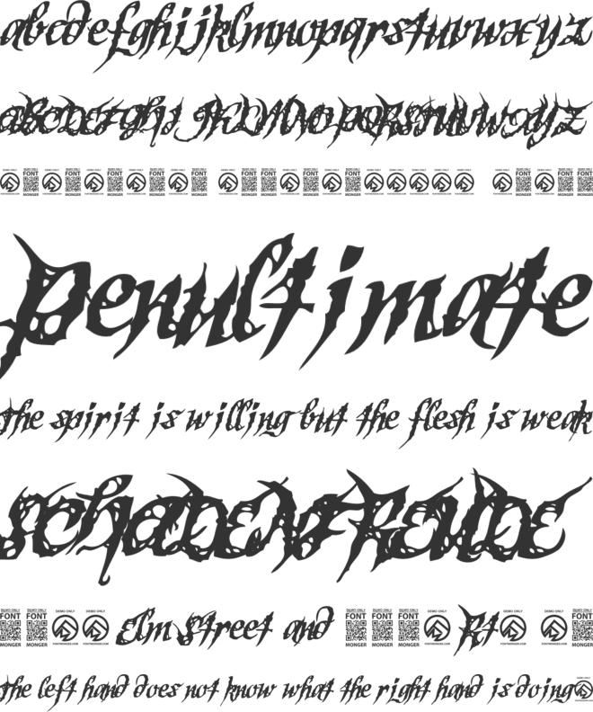 Sinner Script font preview