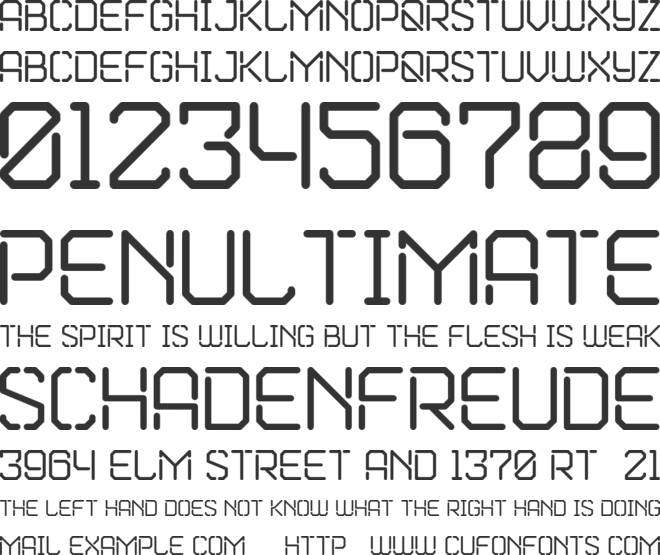Marske font preview