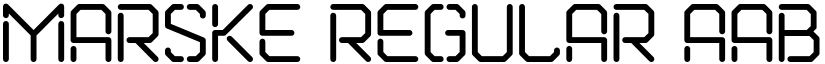 Marske Regular font