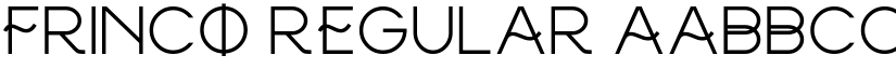 FRINCO Regular font