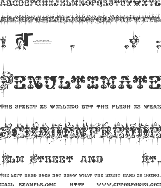 CHASE ZEN JINGLETRUCK KARACHI font preview