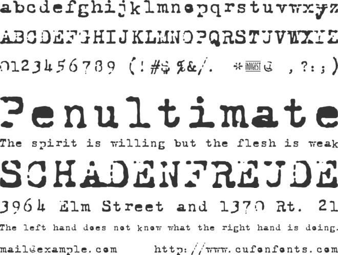 Royal Pain font preview