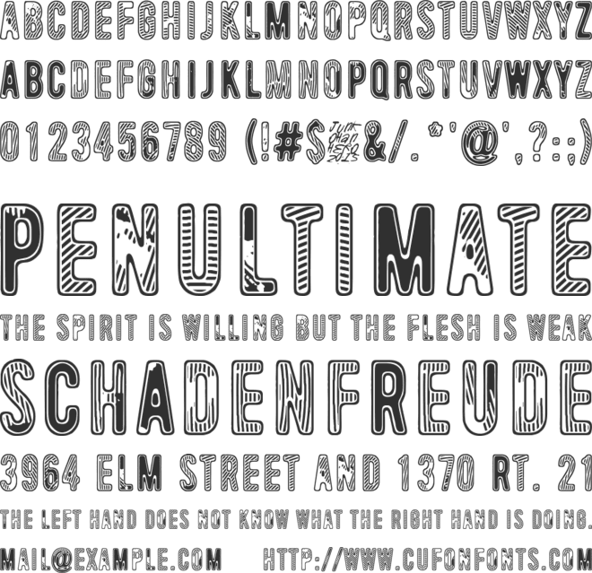 Waveternity font preview