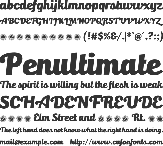 Bulletto Killa¬ font preview