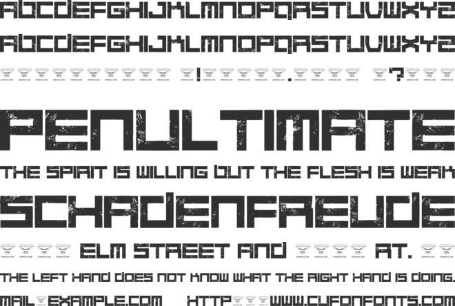 Quaaludes font preview